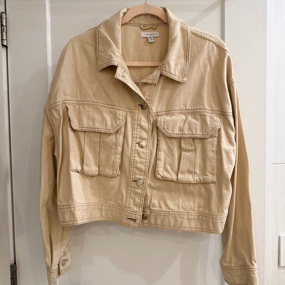 TopShop Cream Jacket - Picture 1 of 4